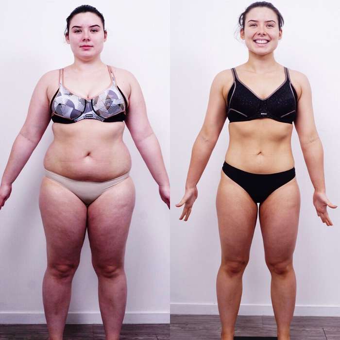 Девушка, которая питалась фаст-фудом, сбросила 26 килограммов за 24 недели Интересное