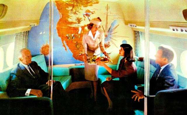 Особенности авиаперелетов в 50-60 годы: гламурные стюардессы, изысканные блюда… Интересное