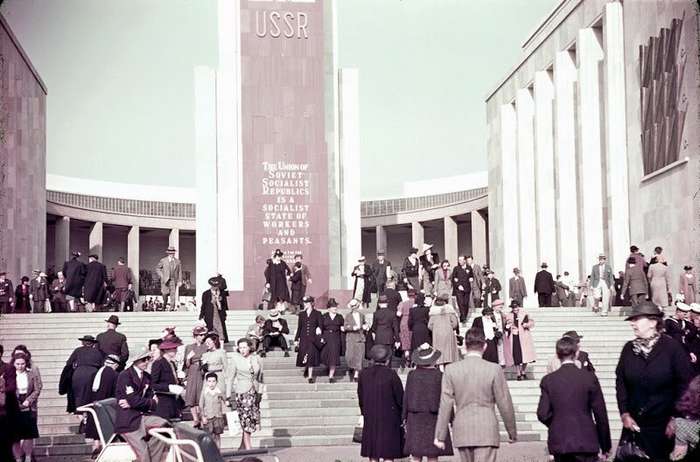 Строительство и демонтаж советского павильона на Всемирной выставке 1939 г. в Нью-Йорке   Интересное