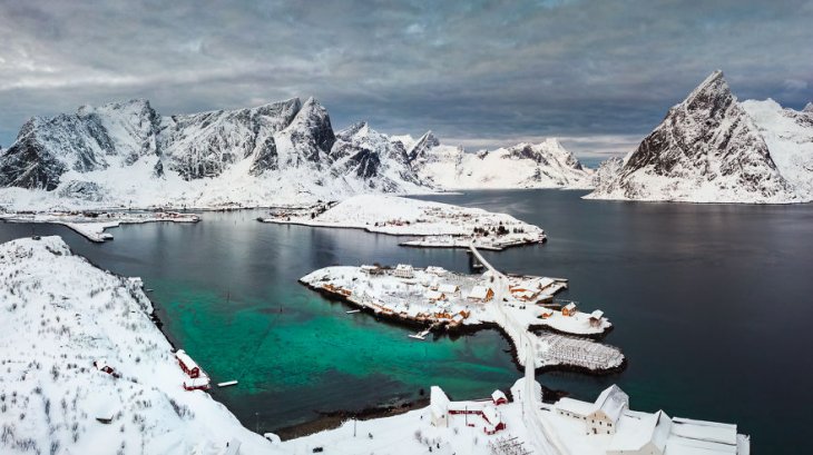 Уникальные фотографии Лофотенских островов при помощи дрона 