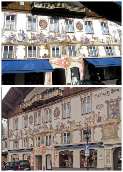 Расписная деревушка в Баварии, где каждый дом - настоящее произведение искусства архитектура