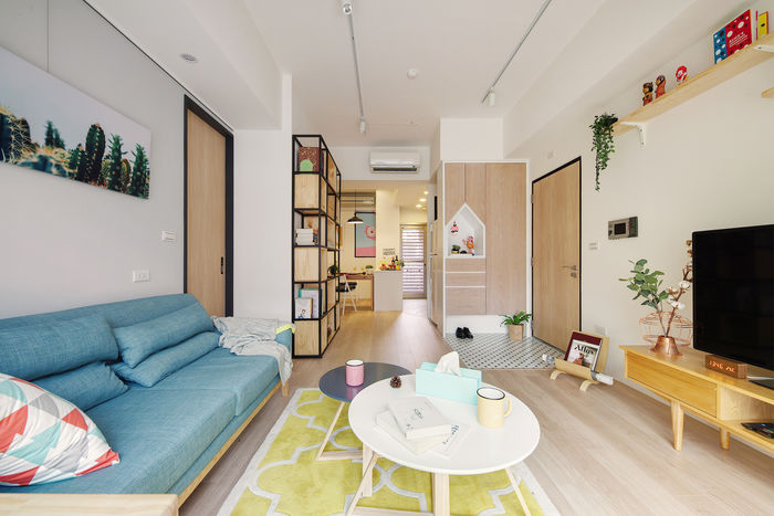 Творческий интерьер: удобная квартира, которая заряжает энергией интерьер и дизайн